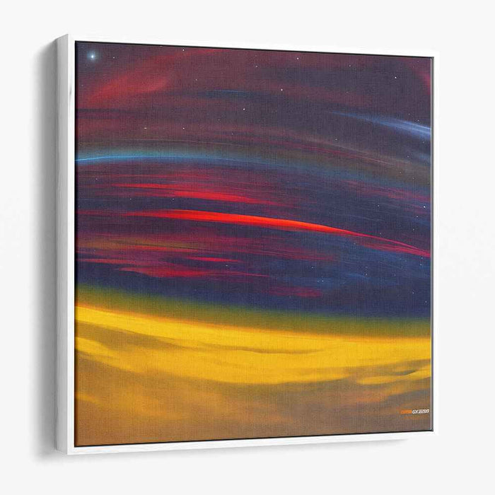 Chromatic Duet: A Symphony of Colors Canvas Art Print