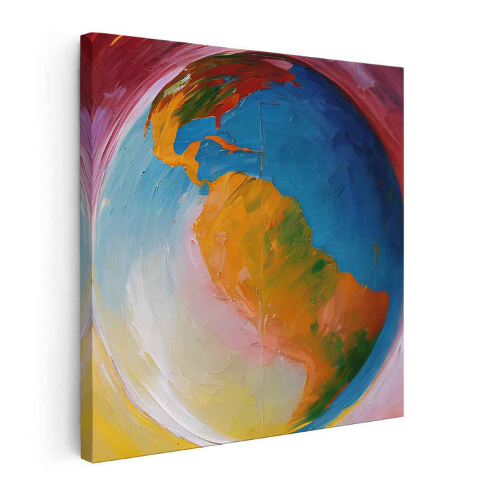 Vivid Earth: Expressive Brushstrokes of the Americas