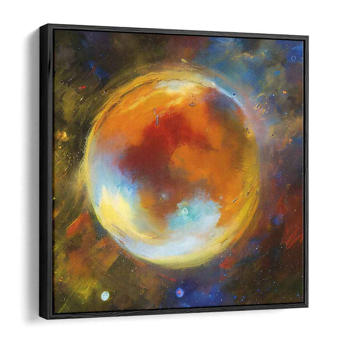 Celestial Wonder: Abstract Cosmic Energy Canvas Art Print