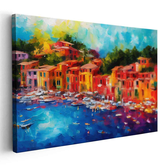 Vibrant Seaside Escape: Mediterranean Charm in Bold Colors