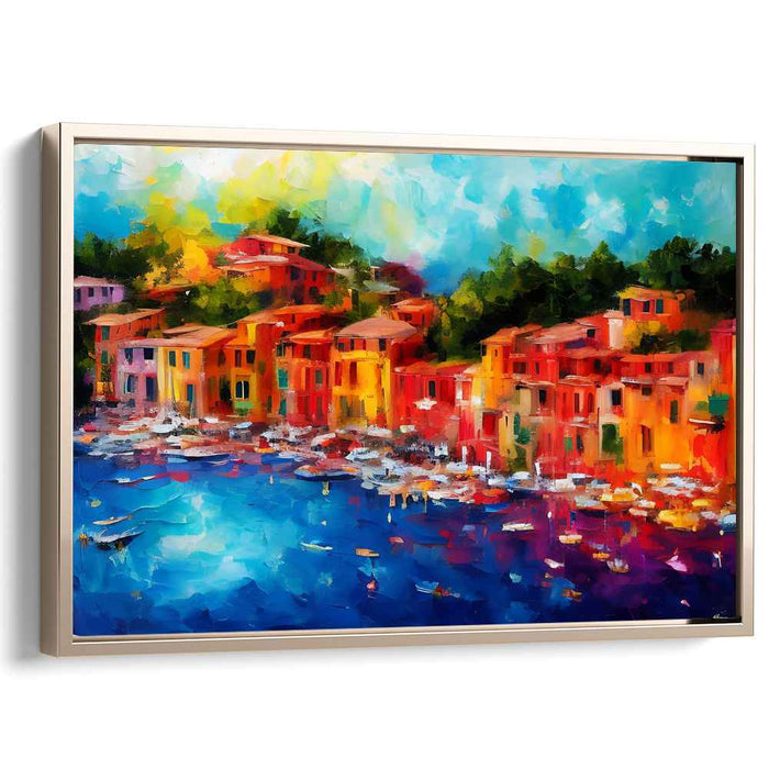 Vibrant Seaside Escape: Mediterranean Charm in Bold Colors