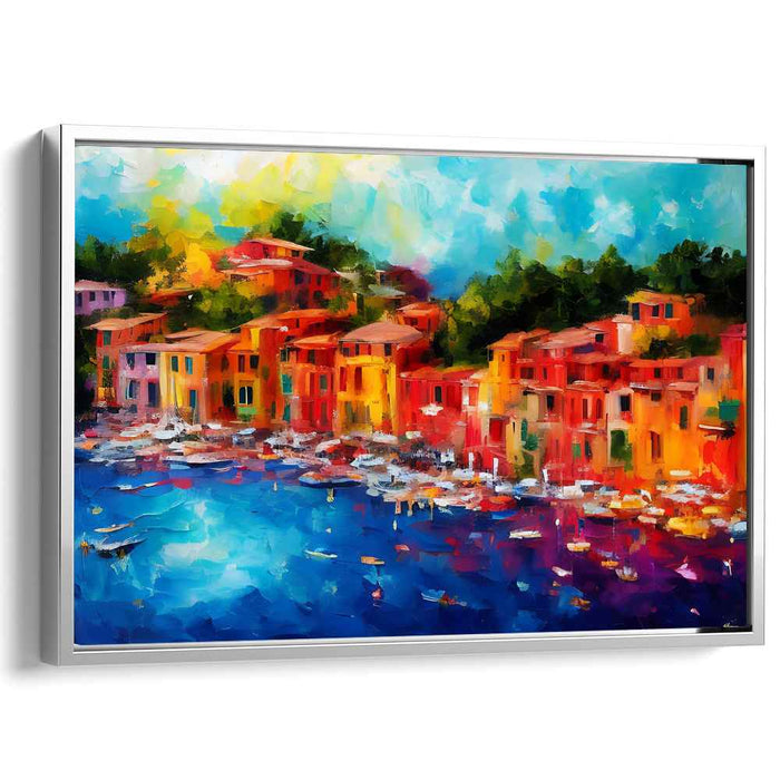 Vibrant Seaside Escape: Mediterranean Charm in Bold Colors