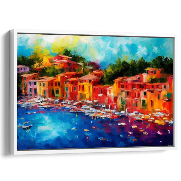 Vibrant Seaside Escape: Mediterranean Charm in Bold Colors