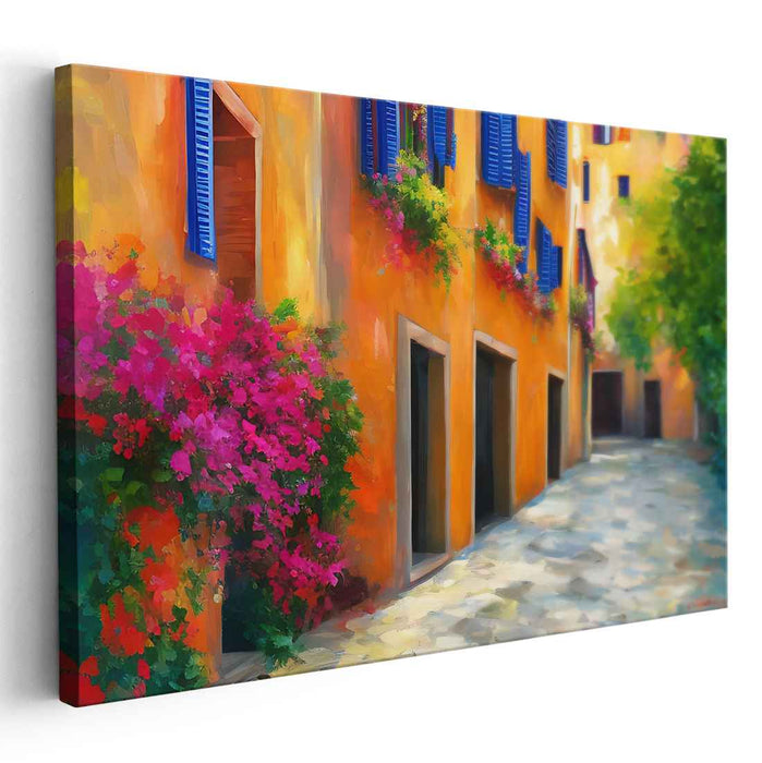 Color Dance Essence: Vibrant Canvas Art Print
