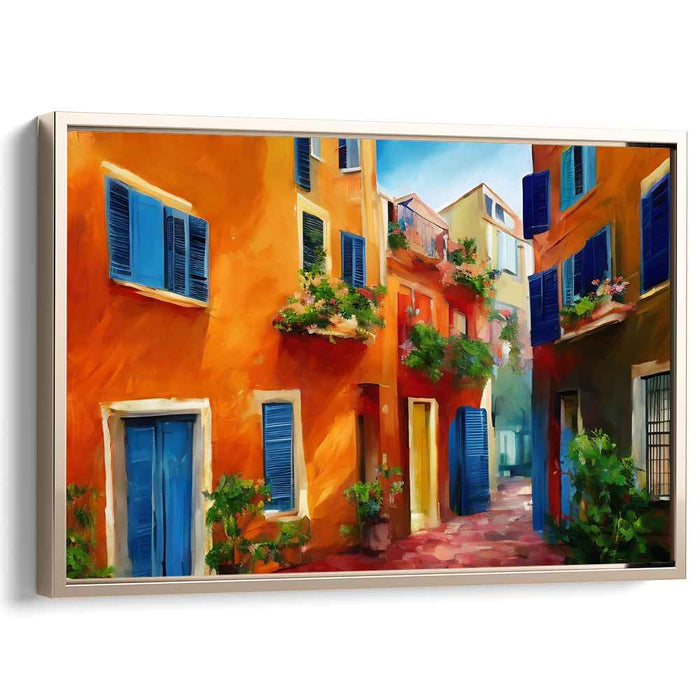 Cozy Serenity Splendor: Warm Tones and Tranquil Scenes Canvas Art
