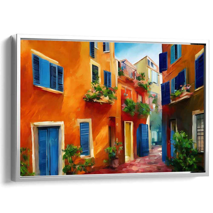 Cozy Serenity Splendor: Warm Tones and Tranquil Scenes Canvas Art