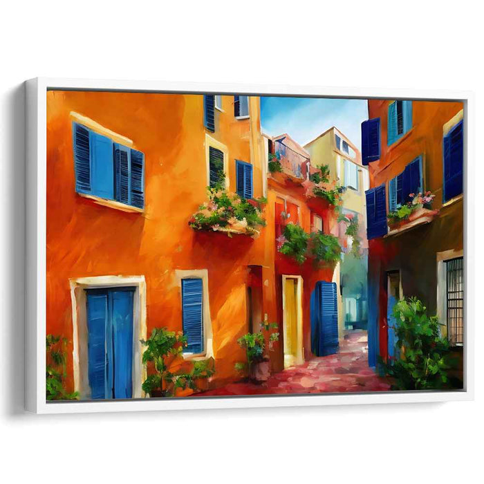 Cozy Serenity Splendor: Warm Tones and Tranquil Scenes Canvas Art