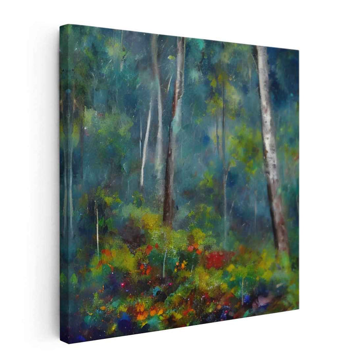 Whispers Of Windy Meadows: Impressionist Nature Canvas Art