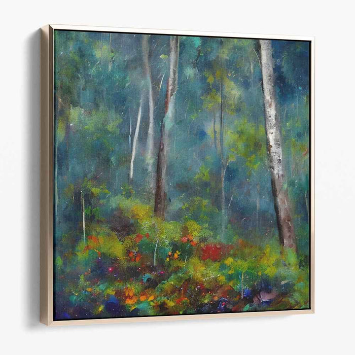 Whispers Of Windy Meadows: Impressionist Nature Canvas Art