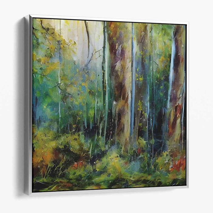 Glimmering Horizon: Impressionistic Landscape Art on Canvas