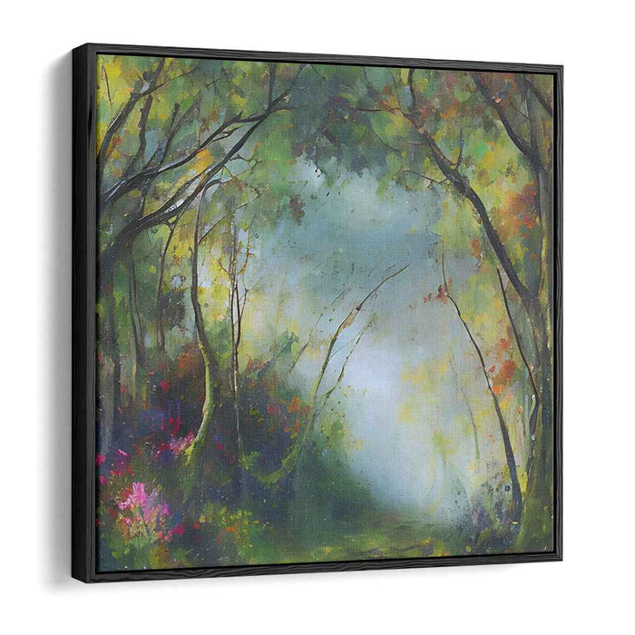 Ether Waves: Dreamy Impressionist Landscape Canvas Art