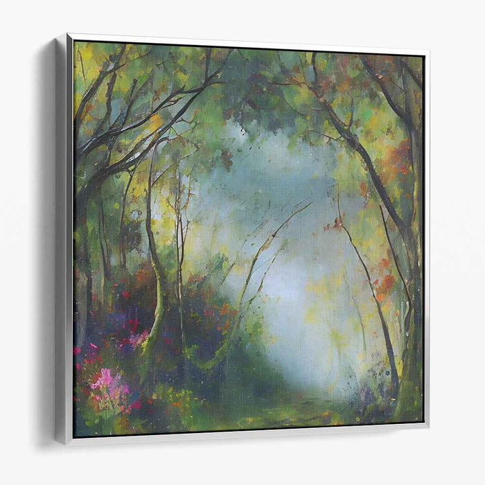 Ether Waves: Dreamy Impressionist Landscape Canvas Art