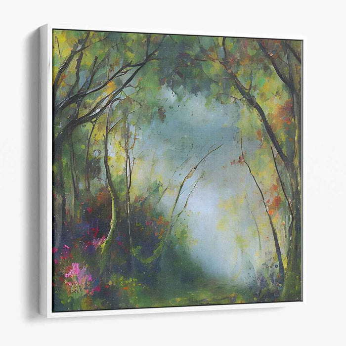 Ether Waves: Dreamy Impressionist Landscape Canvas Art