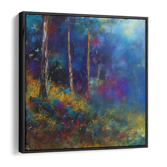 Colorful Echoes of Tomorrow: Vibrant Dreamscape Canvas Art Print