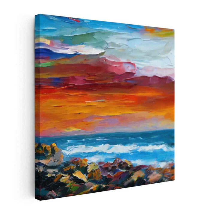 Abstract Rocky Beach #014