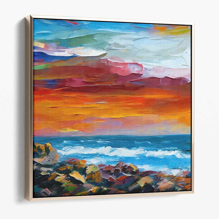 Abstract Rocky Beach #014