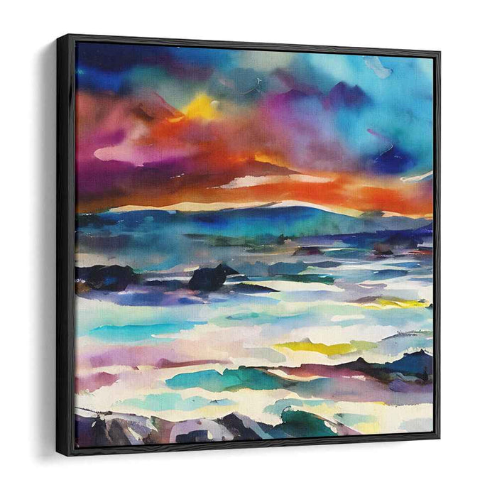 Enchanted Aquarelle Dreams: A Mesmerizing Watercolor Landscape