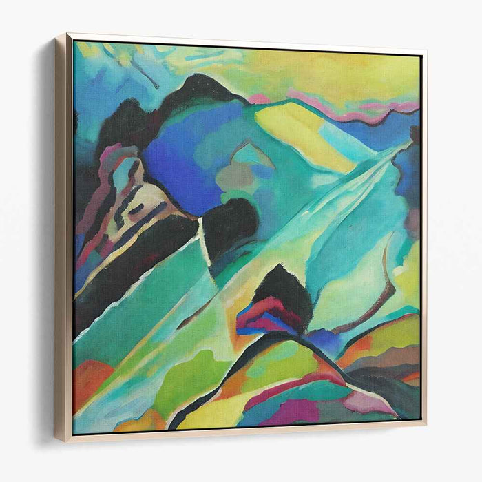 Color Burst Bliss: Abstract Expressionist Color Fusion Canvas Art