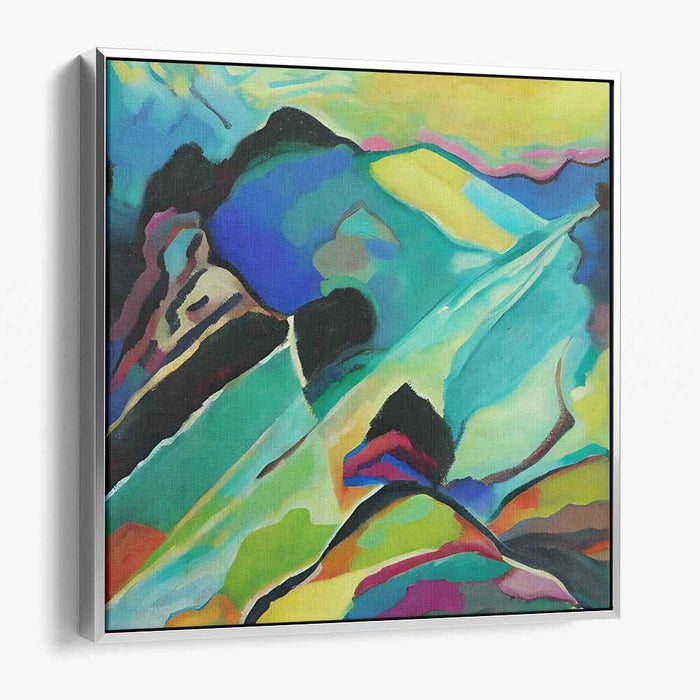 Color Burst Bliss: Abstract Expressionist Color Fusion Canvas Art
