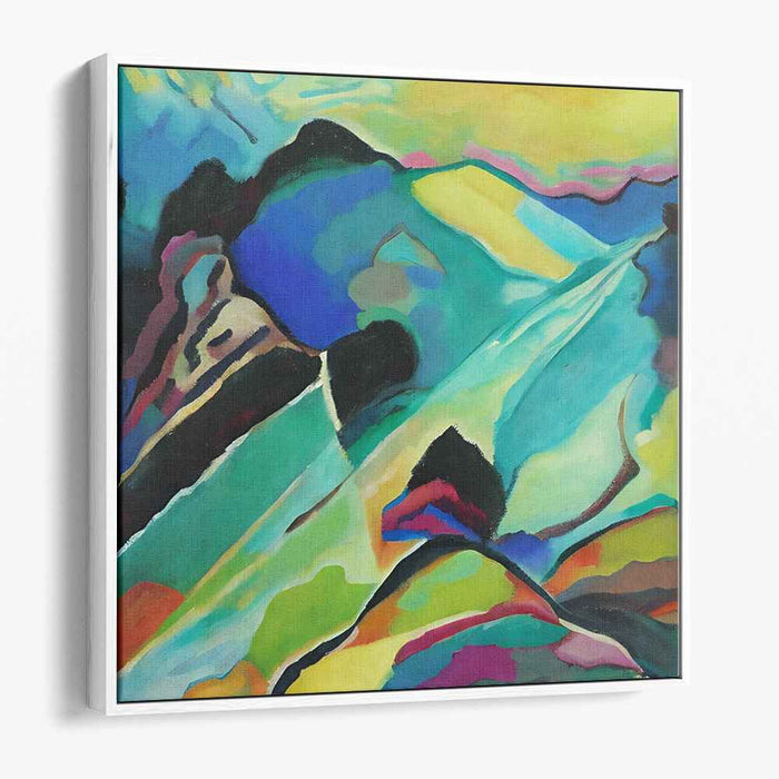 Color Burst Bliss: Abstract Expressionist Color Fusion Canvas Art