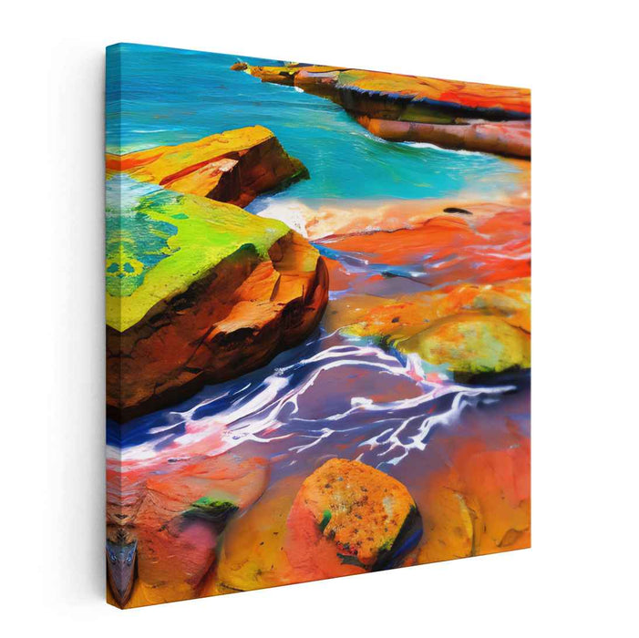 Abstract Rocky Beach #064