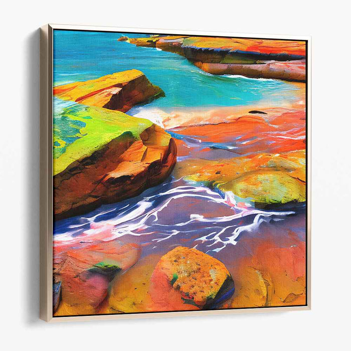 Abstract Rocky Beach #064