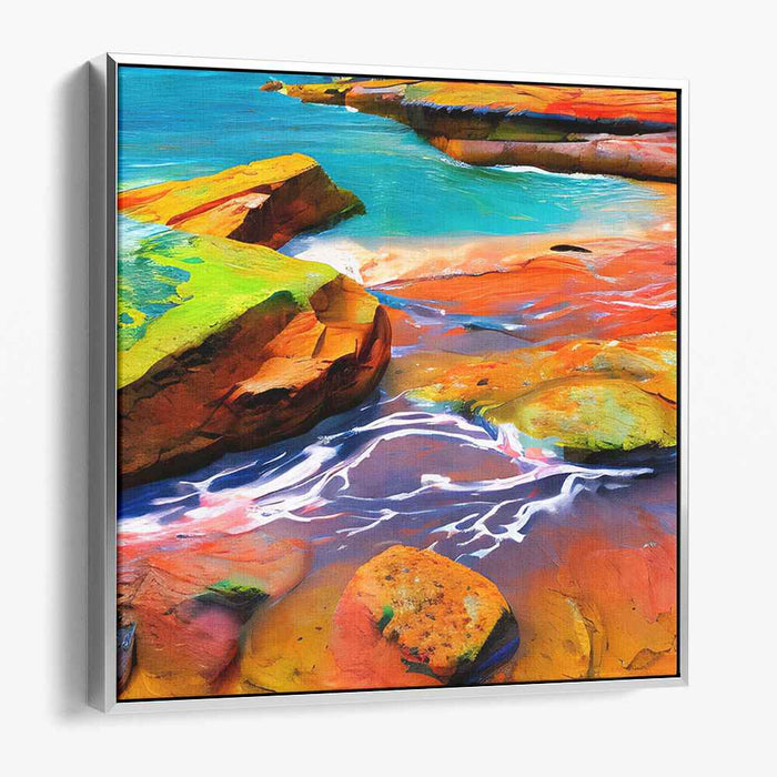 Abstract Rocky Beach #064