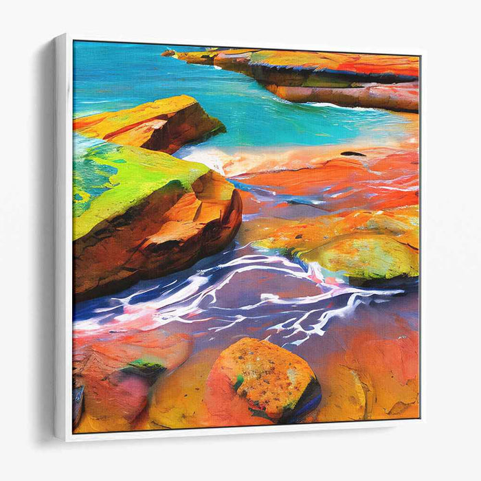 Abstract Rocky Beach #064