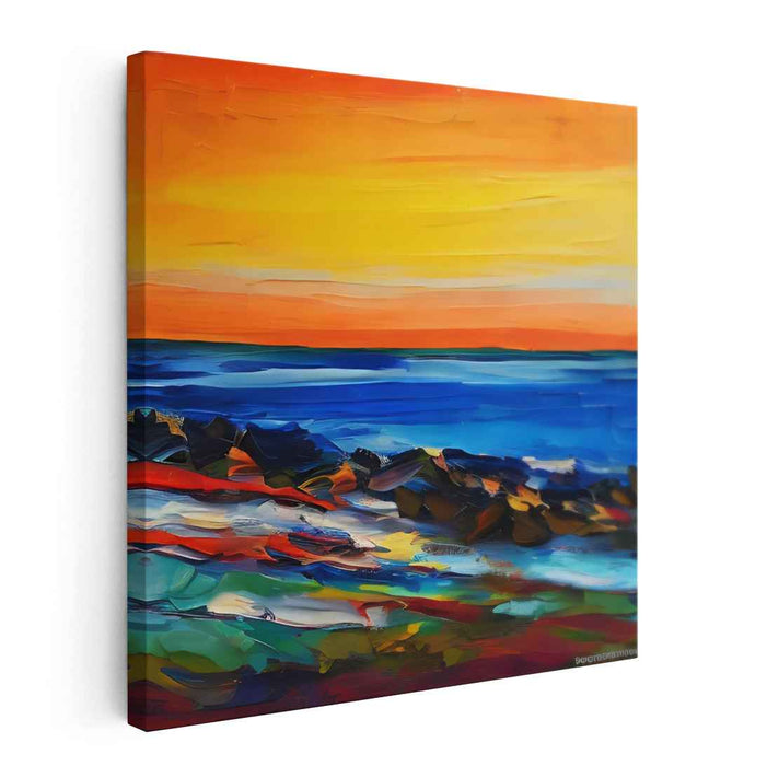 Abstract Rocky Beach #065