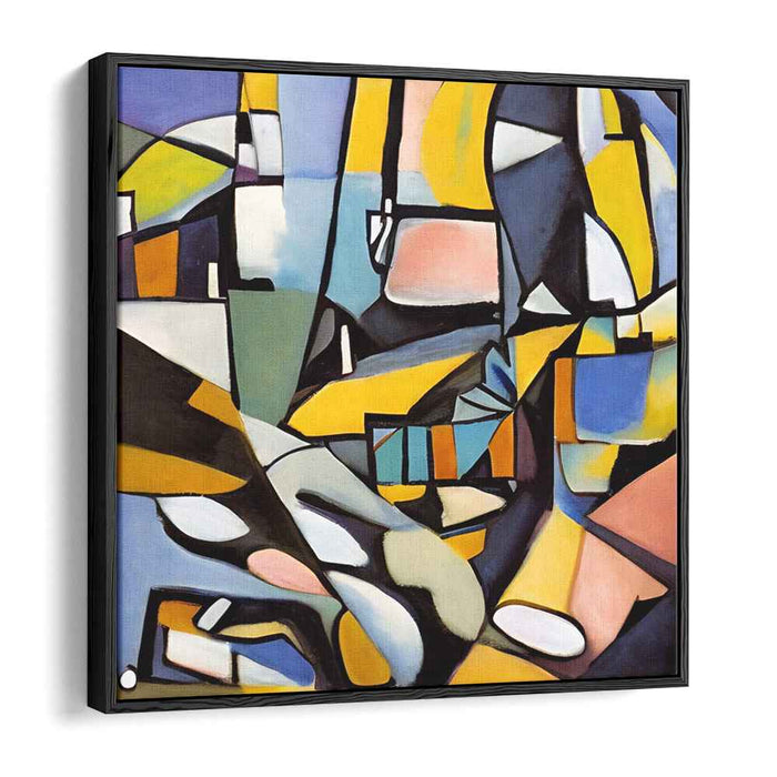 Harmonic Complexity: Modernist Cubist Abstract Canvas Art