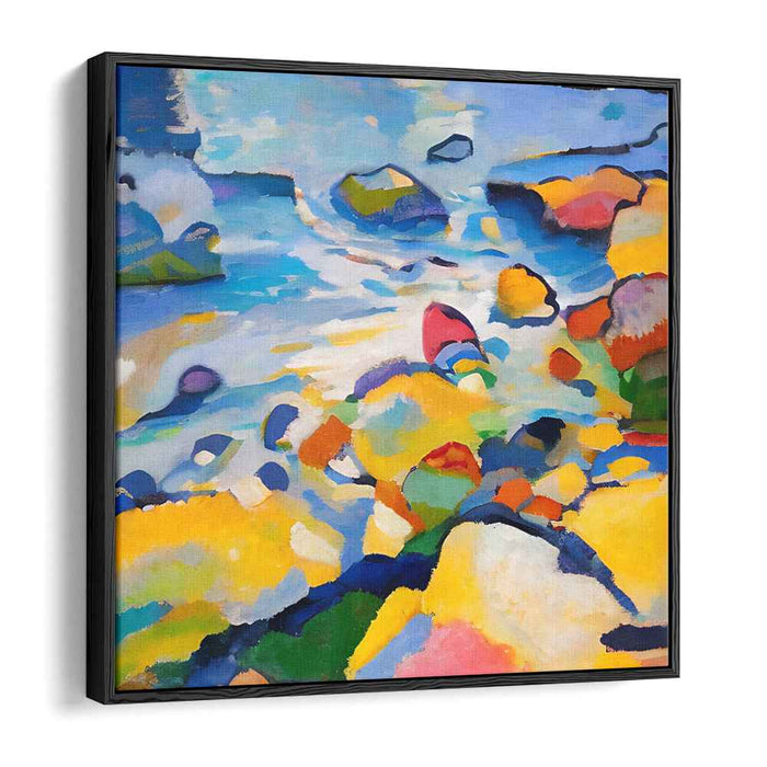 Abstract River Reflections Canvas Art: Abstract River Reflections Canvas Art