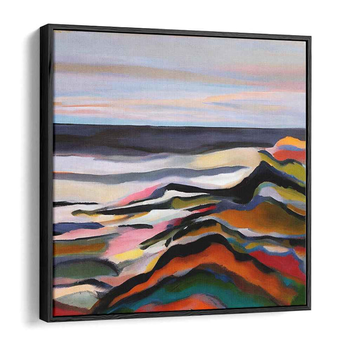 Ripples in Ether: Abstract Seascape Canvas Art Print