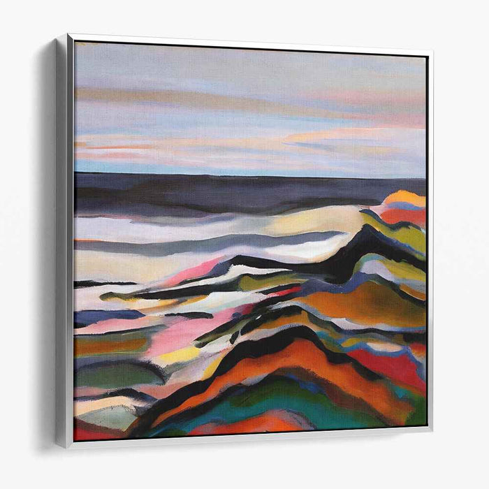 Ripples in Ether: Abstract Seascape Canvas Art Print
