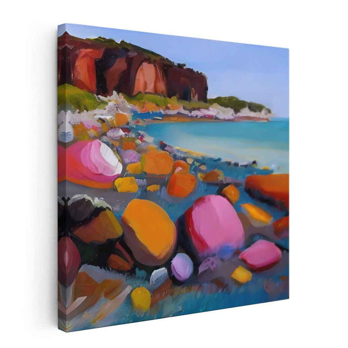 Abstract Rocky Beach #129