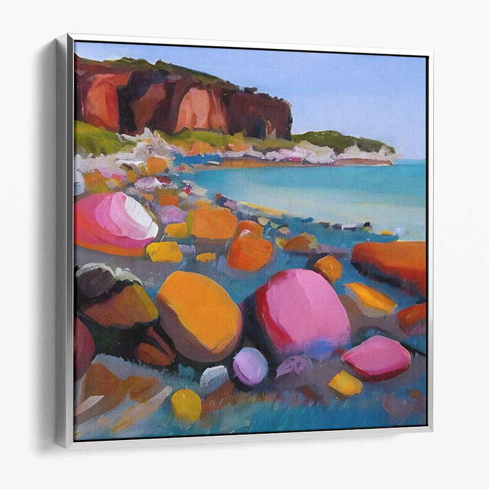 Abstract Rocky Beach #129