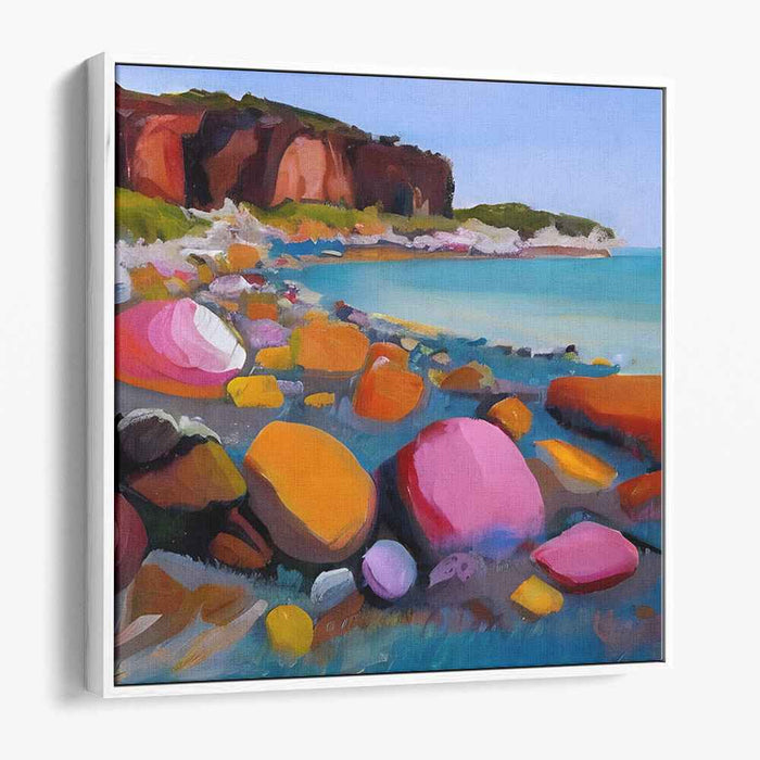 Abstract Rocky Beach #129