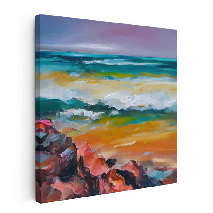 Abstract Rocky Beach #139