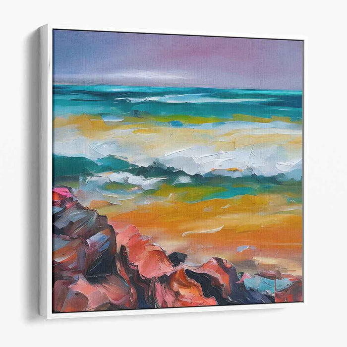 Abstract Rocky Beach #139