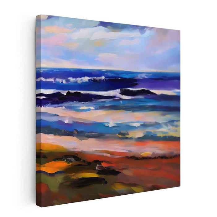 Ripple Muse: A Mesmerizing Seascape Canvas Art Print