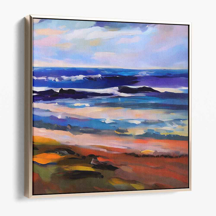 Ripple Muse: A Mesmerizing Seascape Canvas Art Print