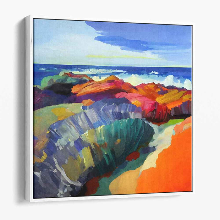 Abstract Rocky Beach #151