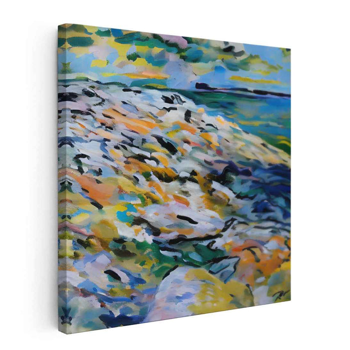 Abstract Rocky Beach #155