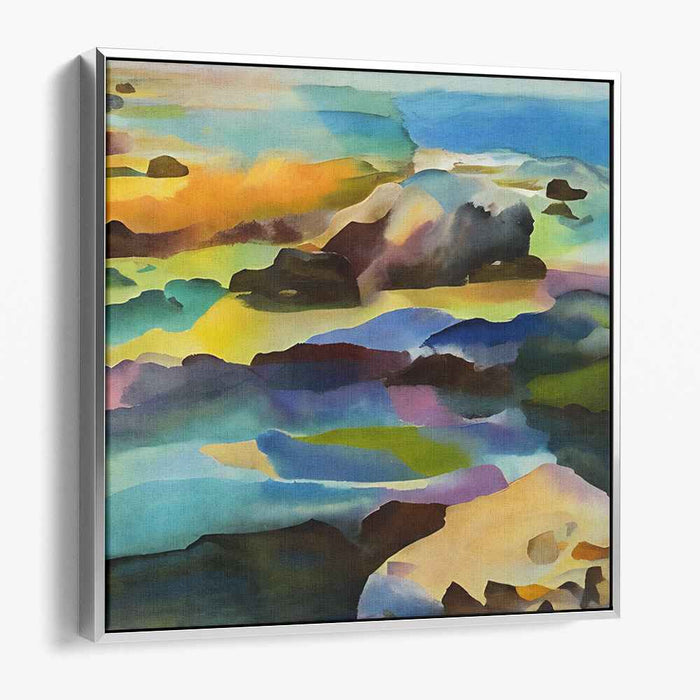 Abstract Rocky Beach #163