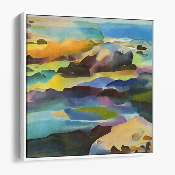 Abstract Rocky Beach #163