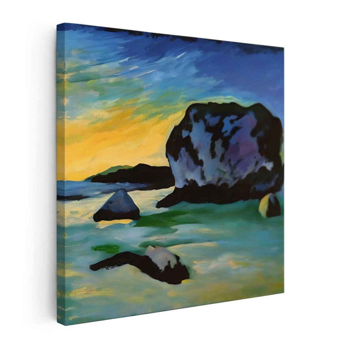 Abstract Rocky Beach #165