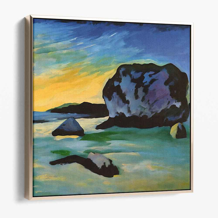 Abstract Rocky Beach #165