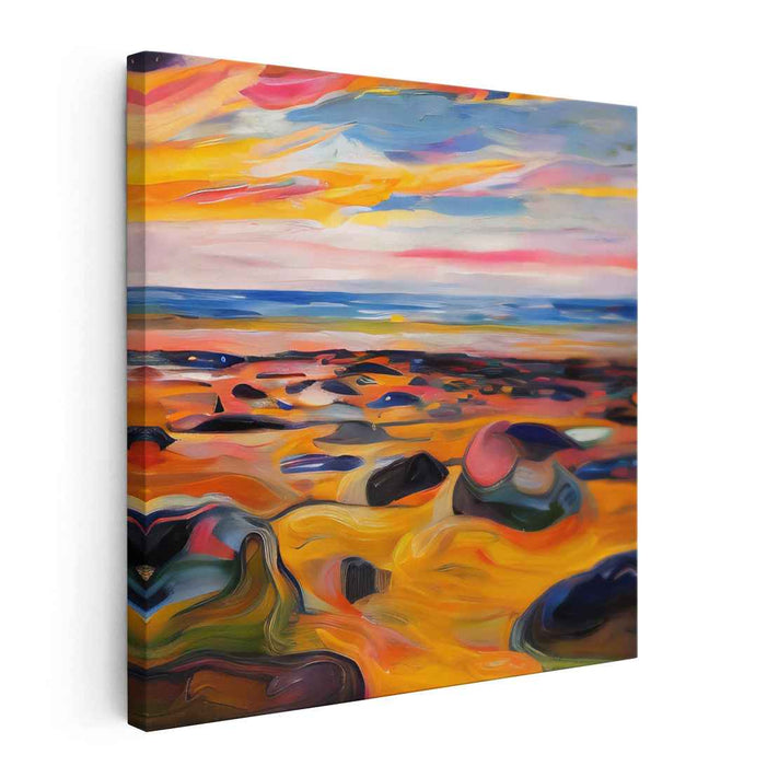 Abstract Rocky Beach #166