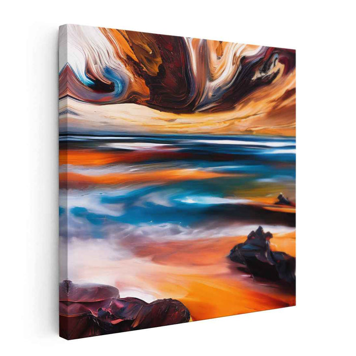 Abstract Rocky Beach #179