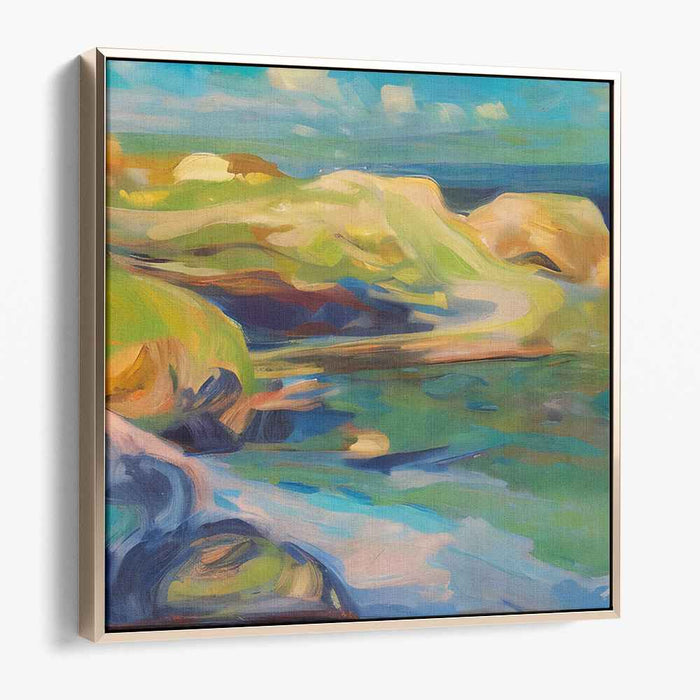 Abstract Rocky Beach #180