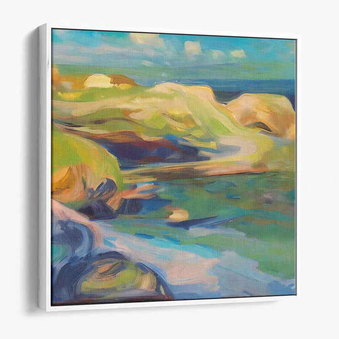 Abstract Rocky Beach #180